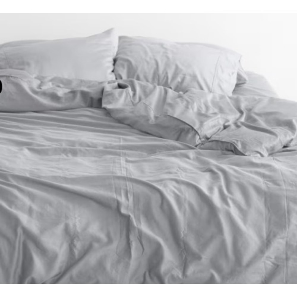 Miracle Made King Sheet Set Silver Grey Anti-Microbial Cotton Thermoregulating